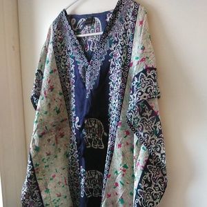 Anna and Kate Elephant Dashiki